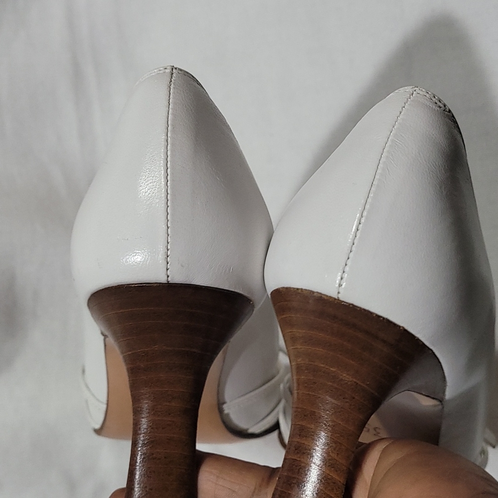Chanel open toe heels shoes sz eu35 - Picture 13 of 16